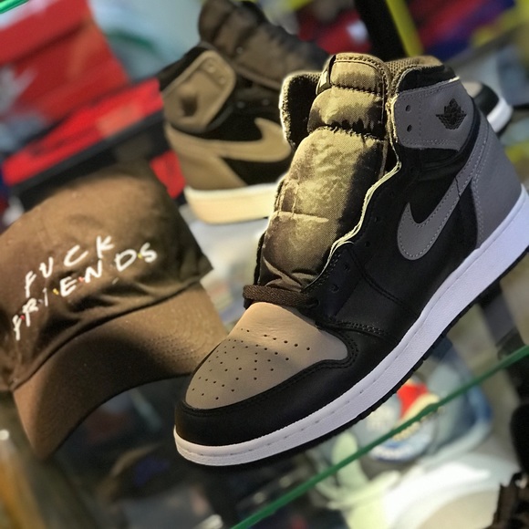 Jordan Other - Air Jordan Grey & black 1’s NWT